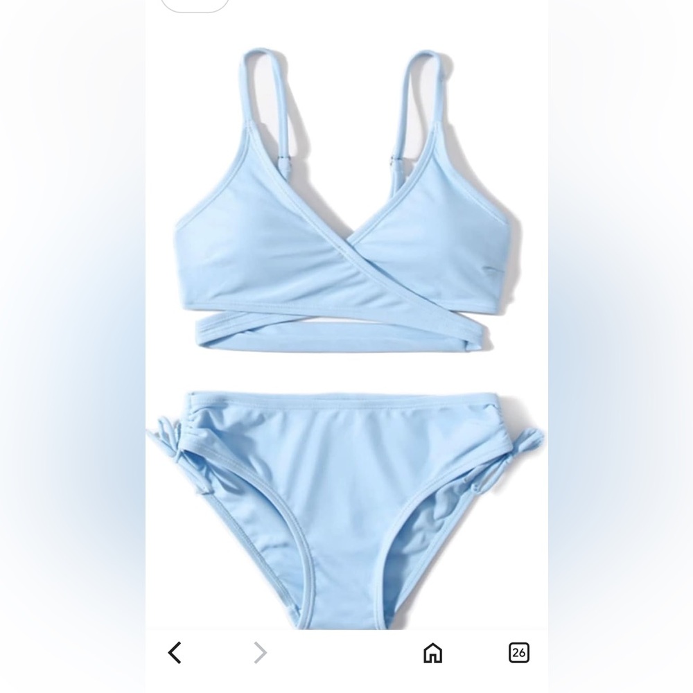 MIENOE Teen Girls' Swimsuits Two-Piece Bikini Size XXL
